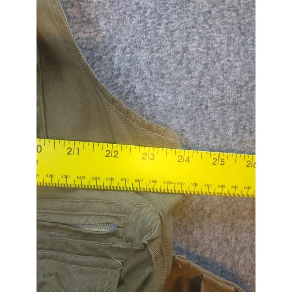 Safari Club Mens XL Khaki Cotton Fishing Utility Vest Multi Pocket Photography - Picture 6 of 14